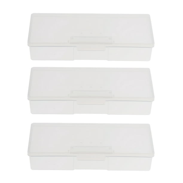 Rectangle Plastic Box Transparent Container Storage Blank Component Bead Jewelry